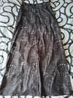 Nieuwe transparante Maxi rok van Killstar maat M, Maat 38/40 (M), Zwart, Nieuw, Ophalen of Verzenden