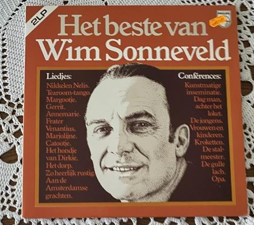 LP Het beste van Wim Sonneveld Dubbel LP, Cd's en Dvd's, Vinyl | Nederlandstalig, Zo goed als nieuw, Pop, 12 inch, Ophalen of Verzenden