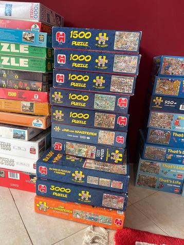 Diverse puzzels compleet beschikbaar voor biedingen