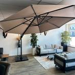 Zweefparasol taupe Ø350cm – incl. voet & hoes NIEUW, ., ., 3 tot 4 meter, .