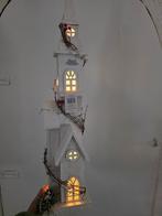 Mooie witte kerst kerk met verlichting!, Diversen, Kerst, Ophalen