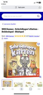 999 Games - Schrödinger's Katten - Dobbelspel - Blufspel, Ophalen of Verzenden, Nieuw