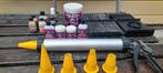 Boilie spuit met roltafels flavours /sweetner compleet, Watersport en Boten, Ophalen, Gebruikt, Overige typen