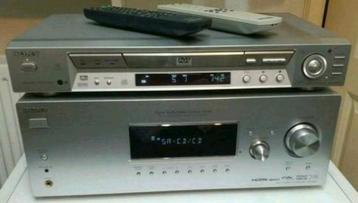 Sony stereo set str-dg520 receiver + cd dvd speler dvp-ns700 beschikbaar voor biedingen