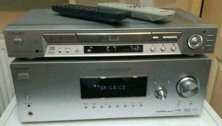 Sony stereo set str-dg520 receiver + cd dvd speler dvp-ns700, Audio, Tv en Foto, Stereo-sets, Gebruikt, Sony, Ophalen of Verzenden