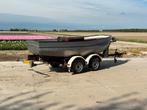 Sloep staal - yanmar 12pk - nette kantel trailer, Watersport en Boten, Ophalen, 10 tot 30 pk, Staal, Binnenboordmotor