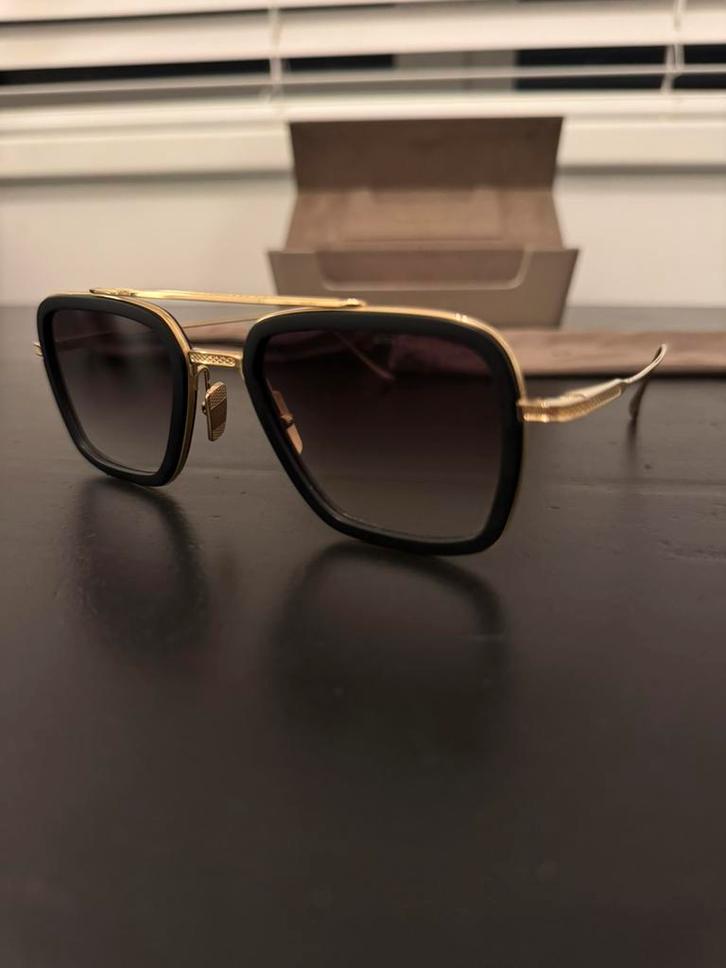 Originele Dita Flight 006 zonnebril goud, Sieraden, Tassen en Uiterlijk, Zonnebrillen en Brillen | Heren, Zo goed als nieuw, Zonnebril