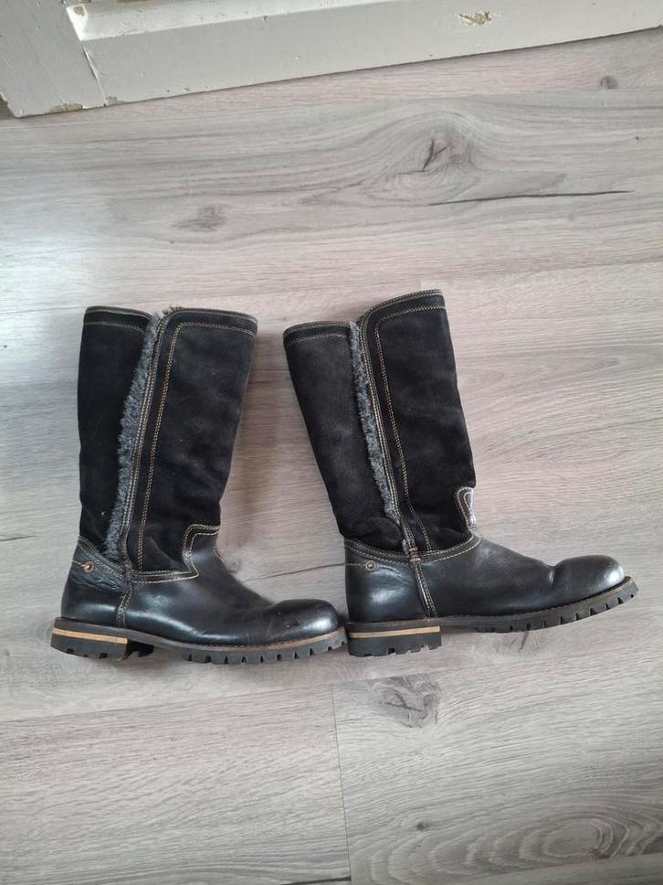 Mexx leren Gevoerde Outdoorlaarzen Maat 37, Kleding | Dames, Schoenen, Gedragen, Hoge laarzen, Zwart, Ophalen of Verzenden
