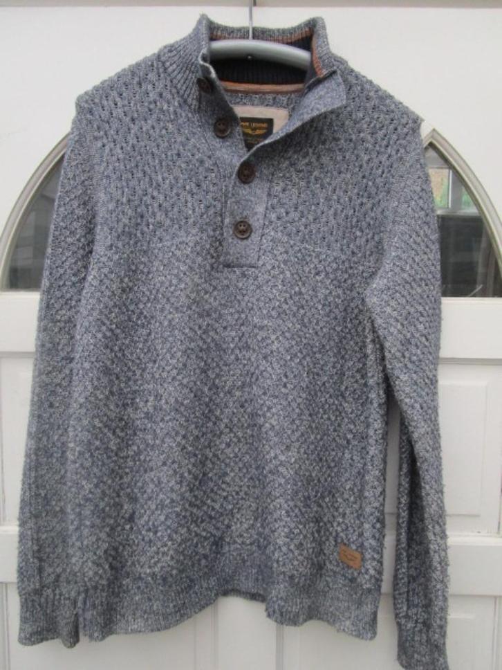 Stevige PME Legend trui maat M, Kleding | Heren, Truien en Vesten, Zo goed als nieuw, Maat 48/50 (M), Blauw, Ophalen
