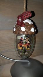 Disney Mickey en Minnie kerst ornament, Verzamelen, Disney, Ophalen of Verzenden, Mickey Mouse, Zo goed als nieuw, Beeldje of Figuurtje