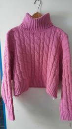 Zachte koltrui kabeltrui roze maat L Even&Odd kort model, Maat 42/44 (L), Ophalen of Verzenden, Zo goed als nieuw, Roze
