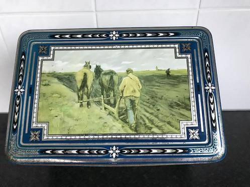 Beckers voorraadblik.  uit grootmoederstijd., Verzamelen, Blikken, Gebruikt, Overige, Overige merken, Ophalen of Verzenden