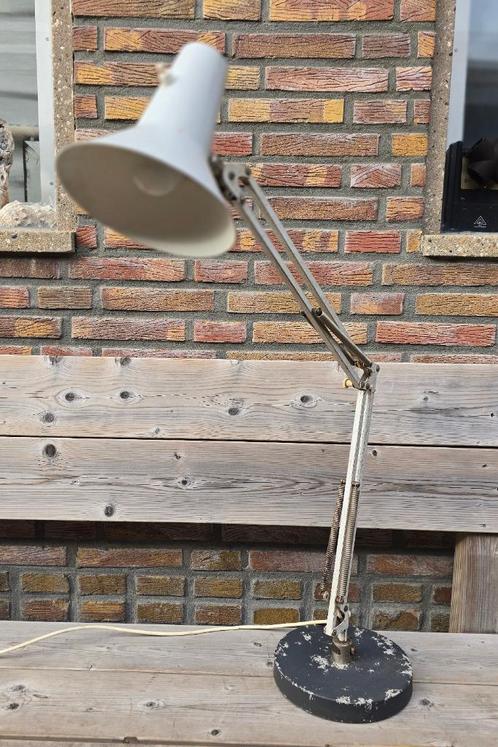 Vintage bureau/ architecten/ tekentafellamp., Huis en Inrichting, Lampen | Tafellampen, Gebruikt, Minder dan 50 cm, Metaal, Ophalen of Verzenden