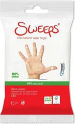 PARTIJ SWEEPS HYGIENE VOCHTIGE DOEKJES VOOR JE HANDEN, ., Nieuw, Ophalen of Verzenden, .