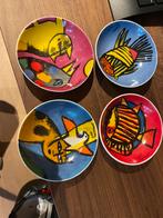 Corneille Schaaltjes - Set van 4, Antiek en Kunst, Antiek | Keramiek en Aardewerk, Ophalen