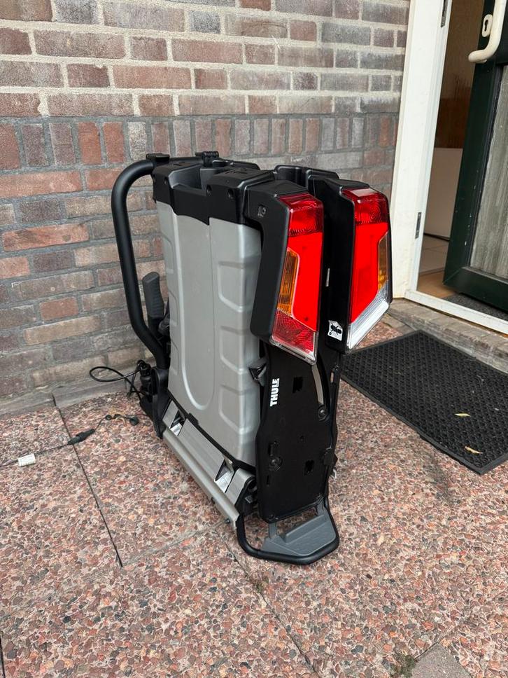 Thule EasyFold XT2 933 Fietsendrager - Trekhaak, Auto diversen, Fietsendragers, Gebruikt, Trekhaakdrager, 2 fietsen, Brede banden