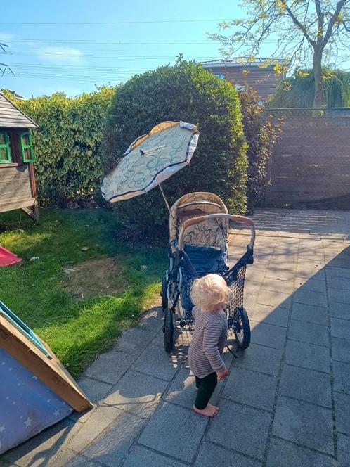 Naturkind kinderwagen, lig en zit, natuurlijke materialen, Kinderen en Baby's, Kinderwagens en Combinaties, Gebruikt, Combiwagen