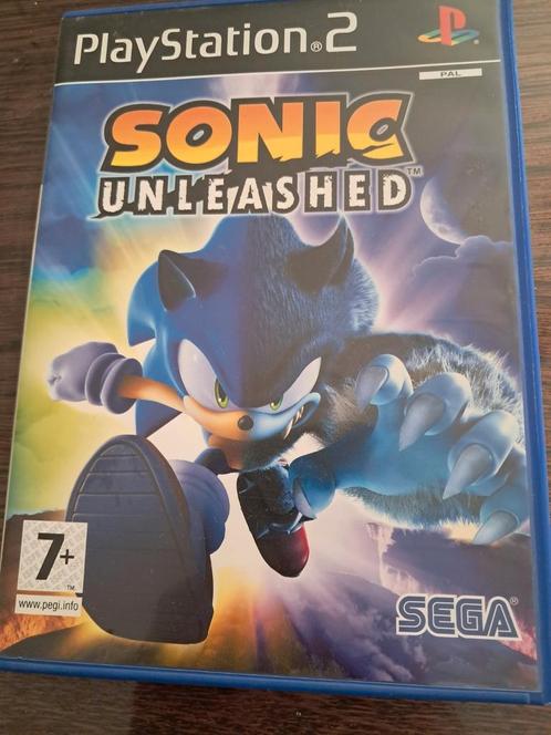 Playstation 2 Sonic unleashed, Spelcomputers en Games, Games | Sony PlayStation 2, Zo goed als nieuw, Avontuur en Actie, 1 speler