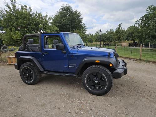 Jeep 2010 Blauw, Auto's, Jeep, Particulier, Wrangler, Benzine, Cabriolet, Automaat, Geïmporteerd, Blauw, Leder, Vierwielaandrijving