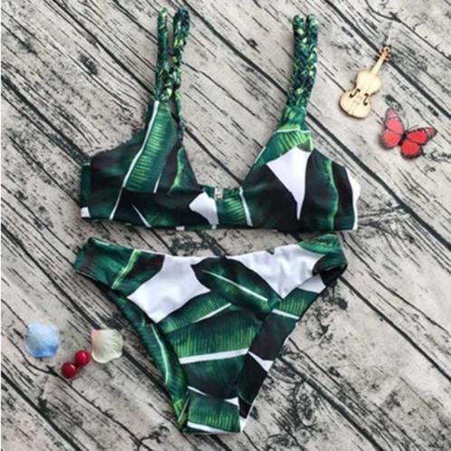 Bikini push-up bladeren (push up sexy dames vrouwen groene), Kleding | Dames, Badmode en Zwemkleding, Nieuw, Bikini, Groen, Verzenden