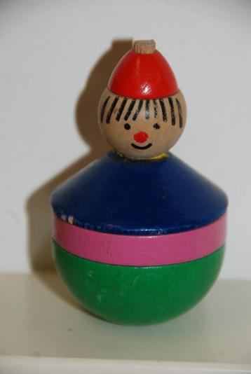 Houten clown retro.             Oudje!!   beschikbaar voor biedingen