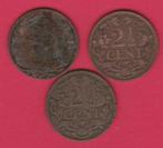 2x 2½ cent 1904--1916 Wilhelmina, Ophalen of Verzenden, Koningin Wilhelmina