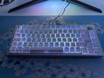 Custom GMMK Pro Keyboard Wit 75%, Computers en Software, Toetsenborden, Glorious, Gaming toetsenbord, Ophalen of Verzenden, Zo goed als nieuw
