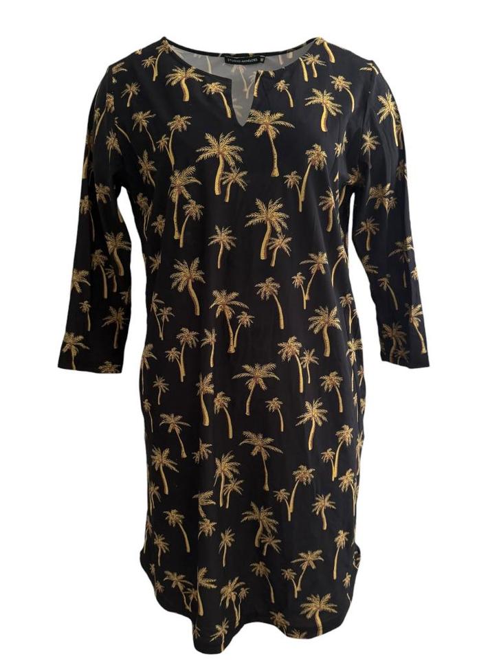 Studio Anneloes jurk M, Kleding | Dames, Jurken, Zo goed als nieuw, Maat 42/44 (L), Zwart, Onder de knie, Ophalen of Verzenden