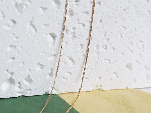 Korte Gouden Dames Ketting | 14 Karaat, Sieraden, Tassen en Uiterlijk, Kettingen, Zo goed als nieuw, Goud, Goud, Ophalen of Verzenden