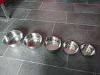 Nest schalen RVS 18/8 (5 stuks), Huis en Inrichting, Keuken | Potten en Pannen, Ophalen of Verzenden, Gebruikt, Rvs, Overige typen