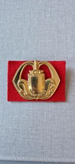 Baretembleem Infanterie, Ophalen of Verzenden, Landmacht, Nederland, Embleem of Badge