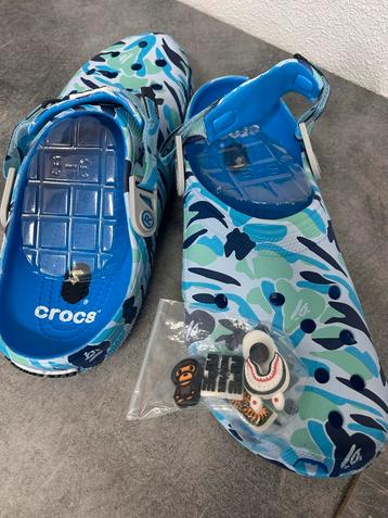 Crocs x A Bathing Ape - Maat 45/46 Nieuw! beschikbaar voor biedingen