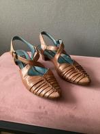 Everybody leren pumps maat 37 leer kerst feest bruiloft, Ophalen of Verzenden, Zo goed als nieuw, Bruin, Pumps