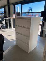 Bisley Archiefkast Staal 4 lades (HxBxD) 132 x 80 x 62cm wit, 75 cm of meer, 100 tot 150 cm, Zo goed als nieuw, 3 of 4 laden