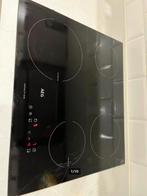 AEG Inductie Kookplaat HKI62401CB - Inbouw - induction, Witgoed en Apparatuur, Kookplaten, Gebruikt, Inbouw, Inductie, 4 kookzones