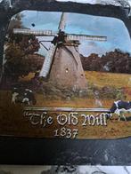 Molen afbeelding op leisteen, Ophalen of Verzenden