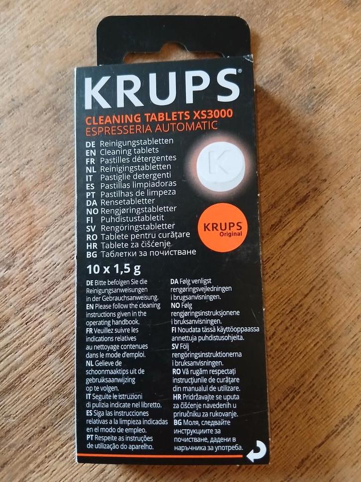 Krups Reinigingstabletten Koffiemachine, Witgoed en Apparatuur, Onderdelen en Toebehoren, Nieuw, Ophalen of Verzenden