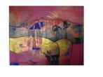 " Un Regalo Parta Ti " Acrylschilderij van Simeon Gonzales, Antiek en Kunst, Ophalen of Verzenden