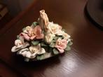 Prachtig bloemenmandje van keramiek handwerk 9 cm Moederdag, Ophalen of Verzenden