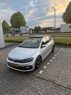 Volkswagen Polo 1.0 pano carplay r-line, Auto's, 1005 kg, Stof, Zwart, Handgeschakeld
