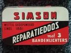oude reparatiedoos SIMSON, bandenplak, Ophalen of Verzenden, Gebruikt, Overige