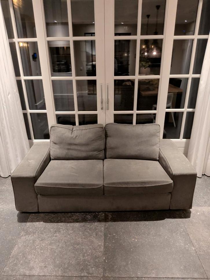 Groene IKEA KIVIK 2-zitsbank - Gratis af te halen!, Huis en Inrichting, Banken | Bankstellen, Gebruikt, Rechte bank, Tweepersoons