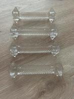 Antieke Messenleggers - 5 stuks, Ophalen, Overige kleuren, Minder dan 50 cm, Glas