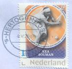 Postzegel Nederland tenisster Kea Bouman 2024, Ophalen of Verzenden, Na 1940, Gestempeld