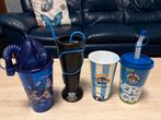 Drinkbekers Euro Disney, Moviepark (4 stuks), Ophalen of Verzenden, Gebruikt