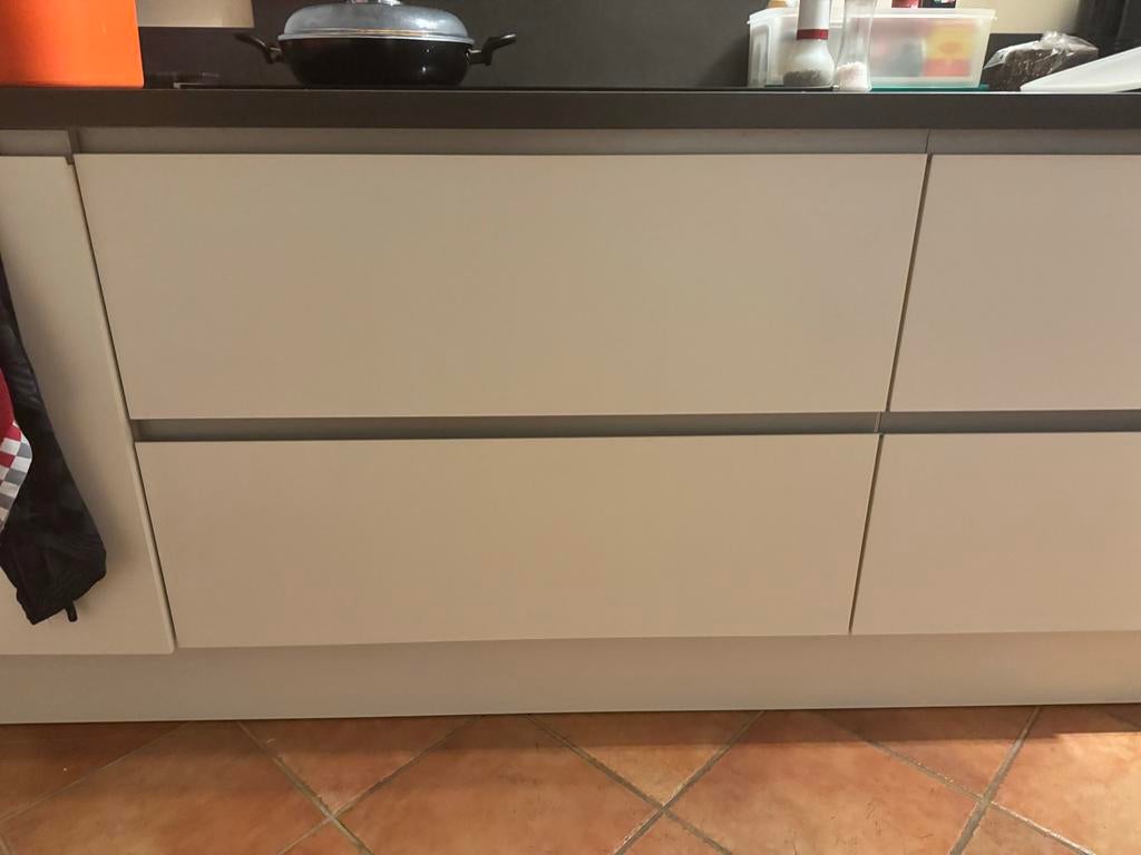 Keuken ladeblok met besteklade, Huis en Inrichting, Keuken | Keukenelementen, Ophalen, Gebruikt, 100 tot 150 cm, Overige kleuren