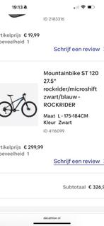 Rockrider ST 120 Mountainbike - Zwart/Blauw, Fietsen en Brommers, Fietsen | Mountainbikes en ATB, Overige merken, Hardtail, Ophalen of Verzenden