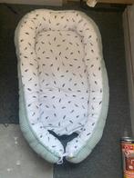 Babynestje licht groene wafel met veertjes, Ophalen, 70 tot 85 cm, Overige typen