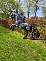 BALANSPRIKKER / FRIES PAARD/ RVS / paard, Huis en tuin decoratie Marie, Nieuw, Info@huisentuindecoratiemarie.nl, Peize