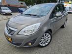 Opel Meriva 1.4 Turbo Cosmo. 2010. Airco/Cruise/Half leder/M, Voorwielaandrijving, Gebruikt, Bruin, Leder en Stof